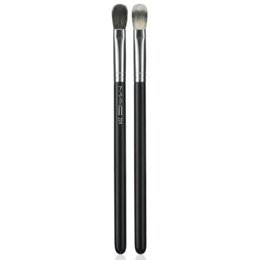 MAC #234 Blending Eye Brush 6.5in ~ Dual Sided Split Fibre  ~New & Sealed in Pkg